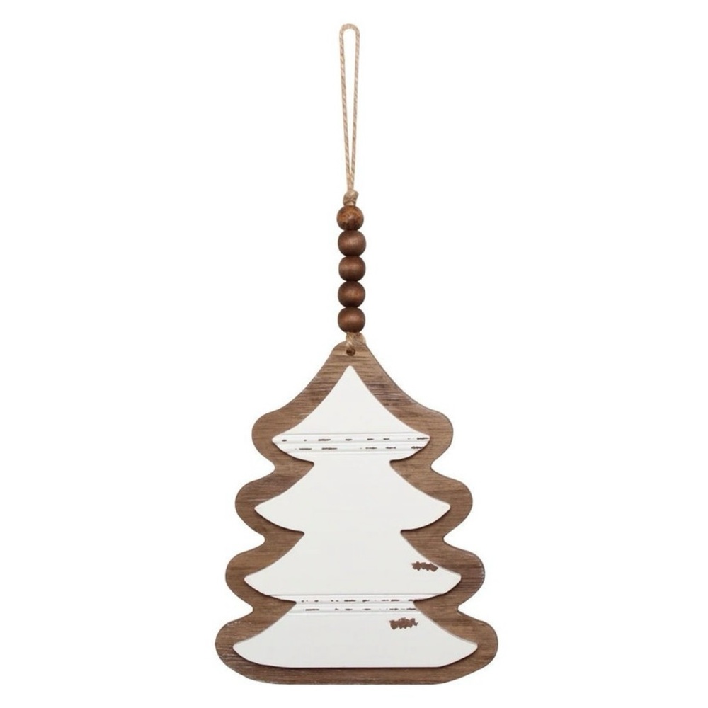New Collins Painting wooden Christmas tree ornament